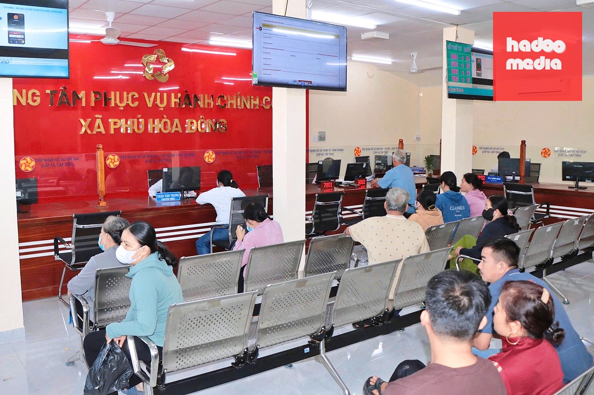 Trung tâm Phục vụ hành chính công xã Phú Hòa Đông