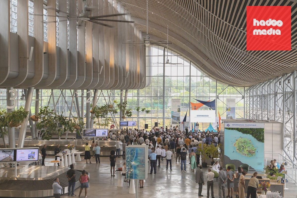 Bên trong ga đến của sân bay Roland Garros (đảo Réunion, Pháp). Ảnh: AIA Life Designers