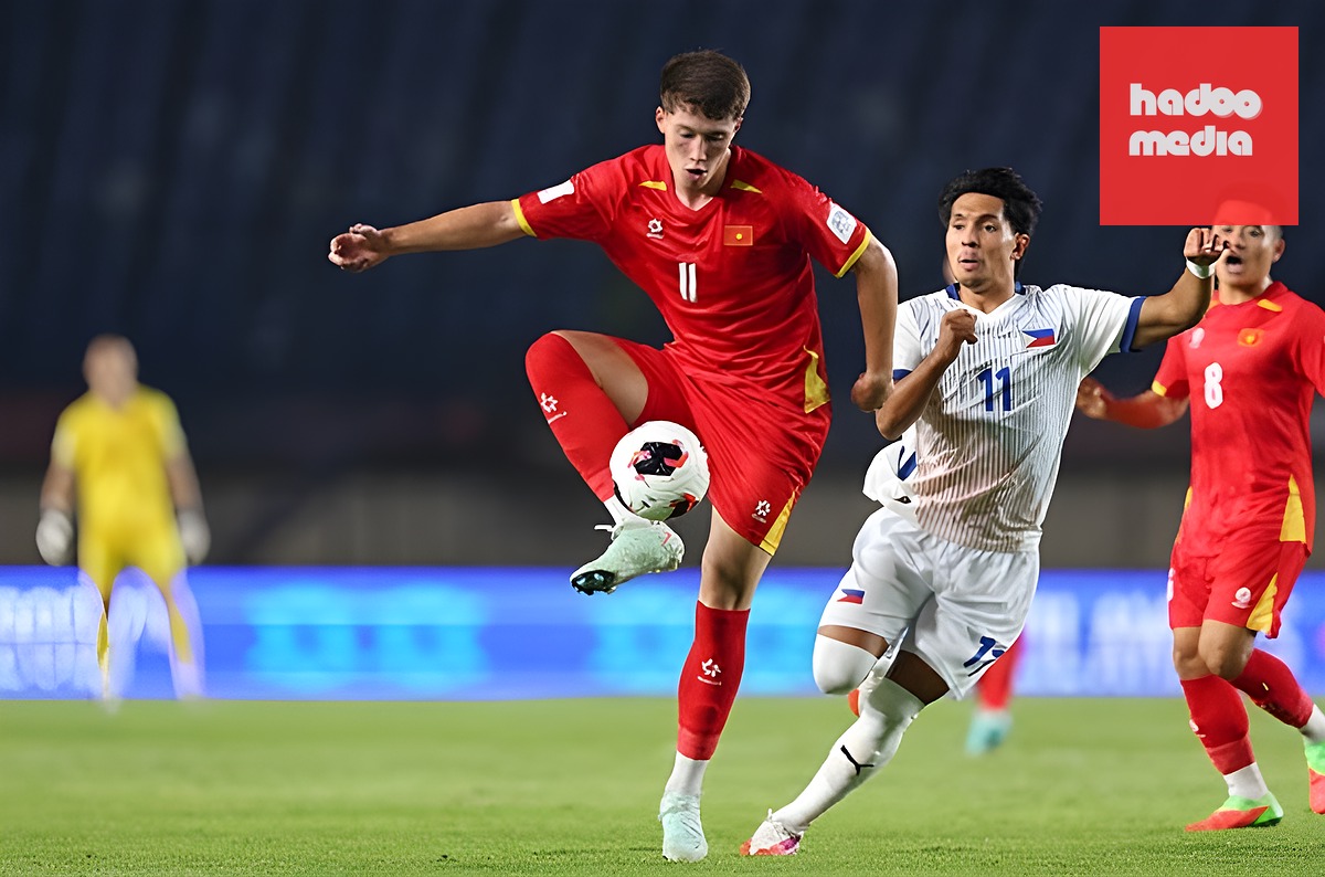 Williams Minh Hoàng đang nỗ lực cho cơ hội lớn đầu tiên ở đội tuyển Việt Nam. Ảnh: Pakawich Damrongkiattisak - FIFA/FIFA qua Getty Images