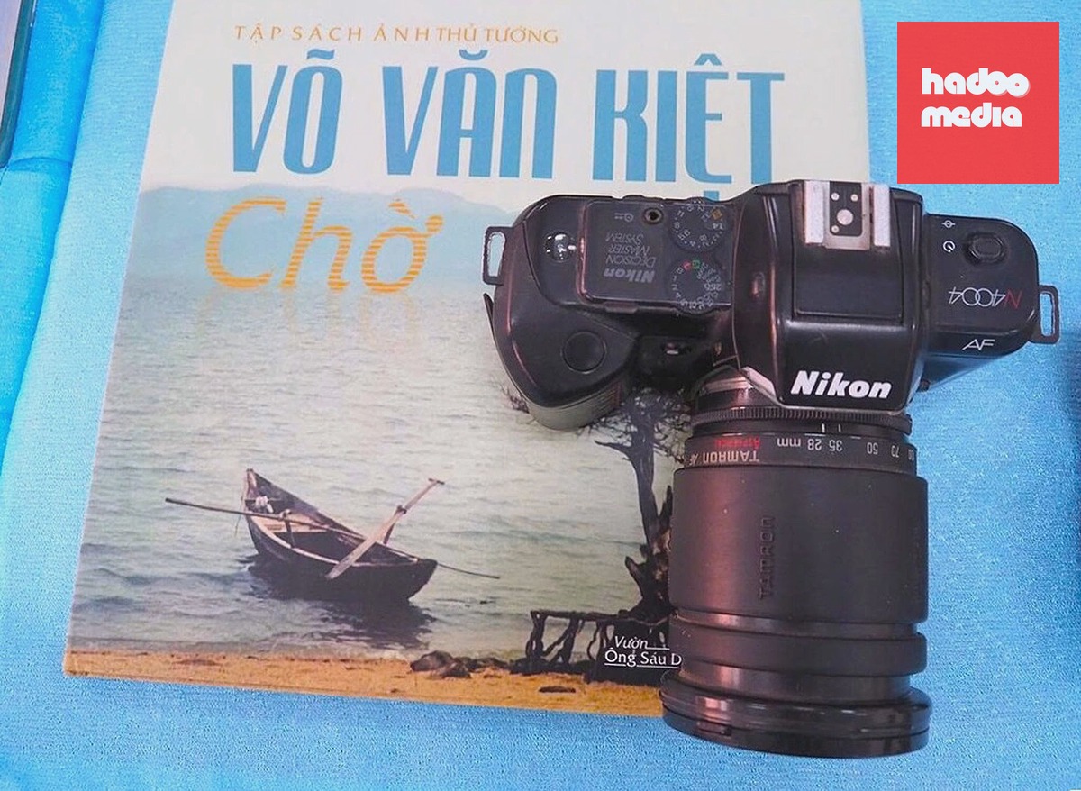 Chiếc máy ảnh cố Thủ tướng Võ Văn Kiệt từng sử dụng. Ảnh: An Phương