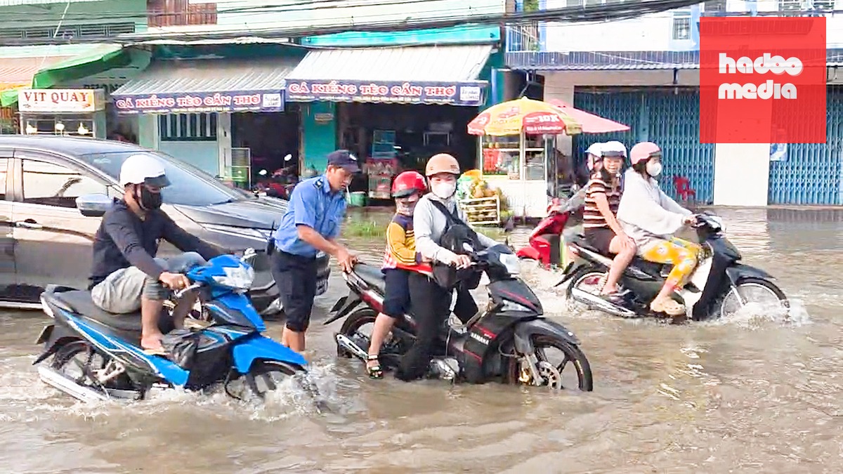 Hôm nay Nam Bộ thời tiết có mưa dông chiều tối, đồng thời triều cường cũng dâng cao - Ảnh: T.L