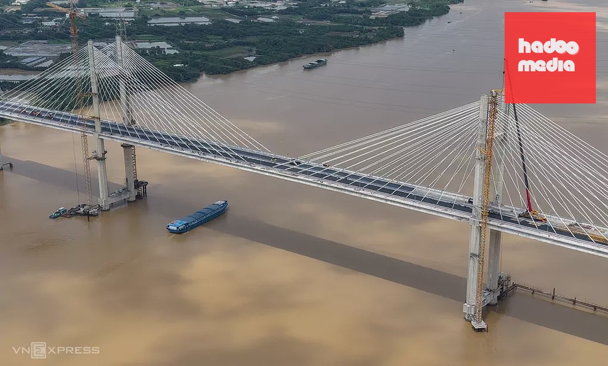 Cầu Phước Khánh trên cao tốc Bến Lức - Long Thành tháng 9/2026. Ảnh: Quỳnh Trần