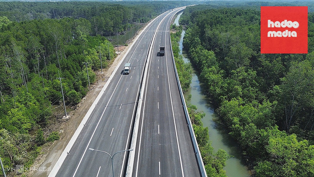 Đoạn cao tốc đã đưa vào khai thác ở phía Đồng Nai. Ảnh: Phước Tuấn