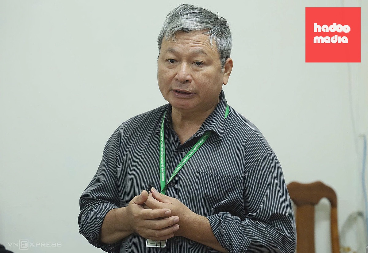 PGS. TS Lê Trung Chơn, Viện trưởng Nghiên cứu Phát triển Bền vững, Đại học Tài nguyên và Môi trường TP HCM, phát biểu tại hội thảo ngày 29/9. Ảnh: An Phương