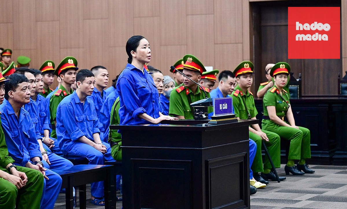 Bị cáo Mai Anh tại tòa. Ảnh: Danh Lam