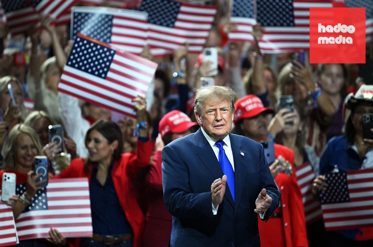 Tổng thống Mỹ Donald Trump tại đại hội toàn quốc đảng Cộng hòa ở thành phố Dallas, bang Texas ngày 9/9. Ảnh: AFP