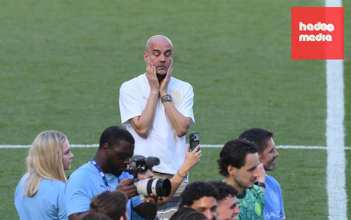 Di sản của Pep có thể bị ảnh hưởng khi Man City bị buộc tội. Ảnh: EPA.