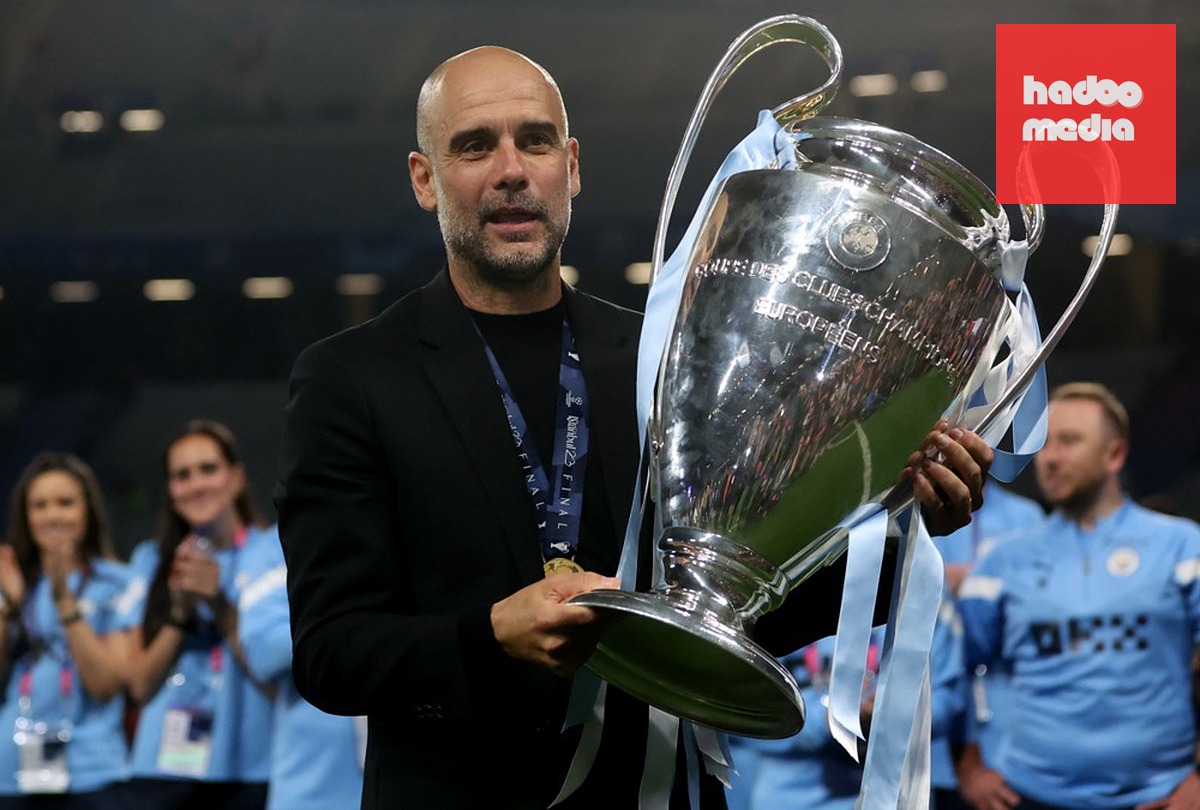 Pep đã để lại di sản tuyệt vời ở Man City. Ảnh: EPA.