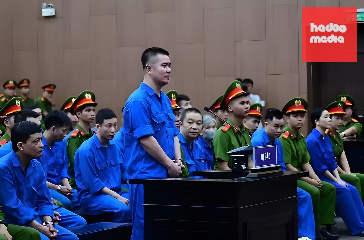 Bị cáo Đông - chồng của Mai Anh. Ảnh: Danh Lam