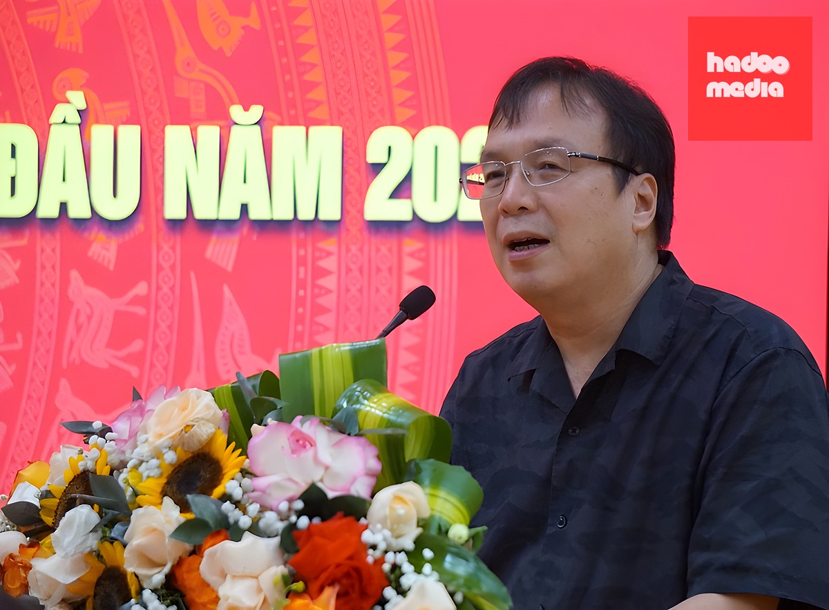 Ông Nguyễn Tiến Thanh - Tổng giám đốc Nhà xuất bản Giáo dục Việt Nam - Ảnh: T.ĐIỂU