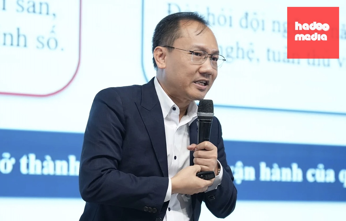 PGS.TS Nguyễn Tiến Hoàng, Trưởng khoa tài chính - ngân hàng Trường đại học Văn Lang - Ảnh: A.H