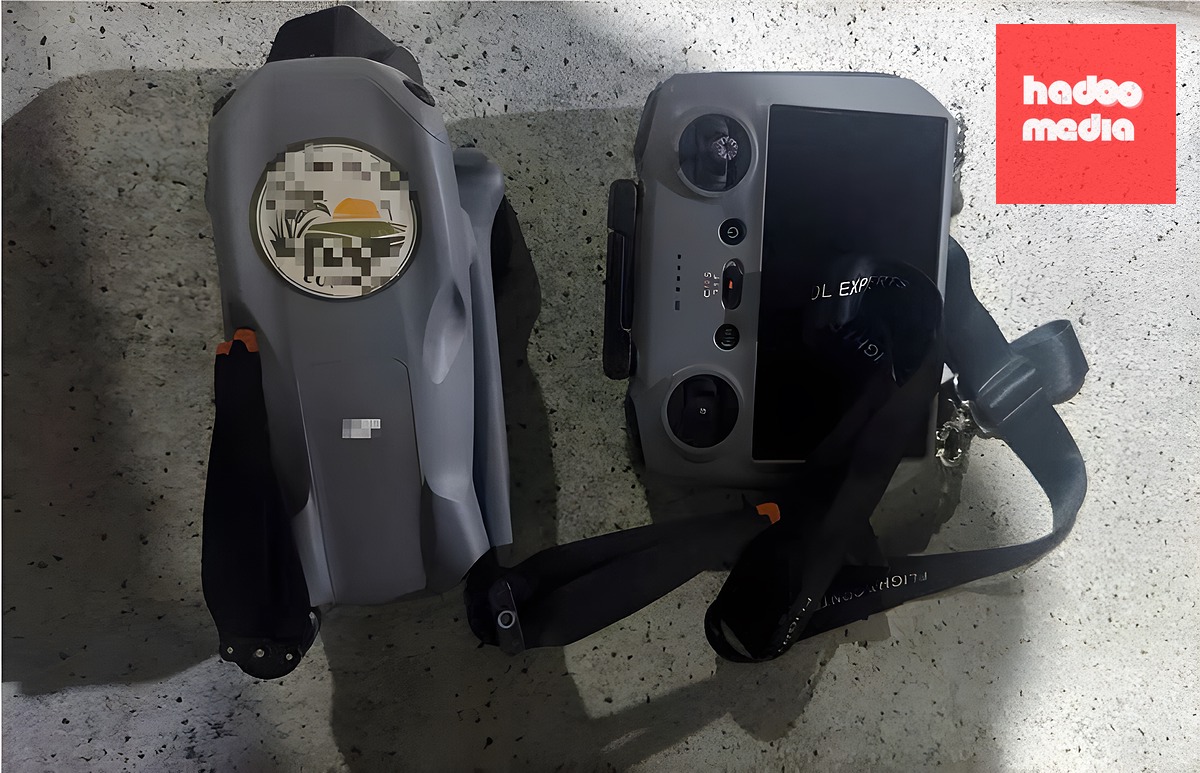 Chiếc flycam bị cơ quan chức năng thu giữ - Ảnh: A.X.