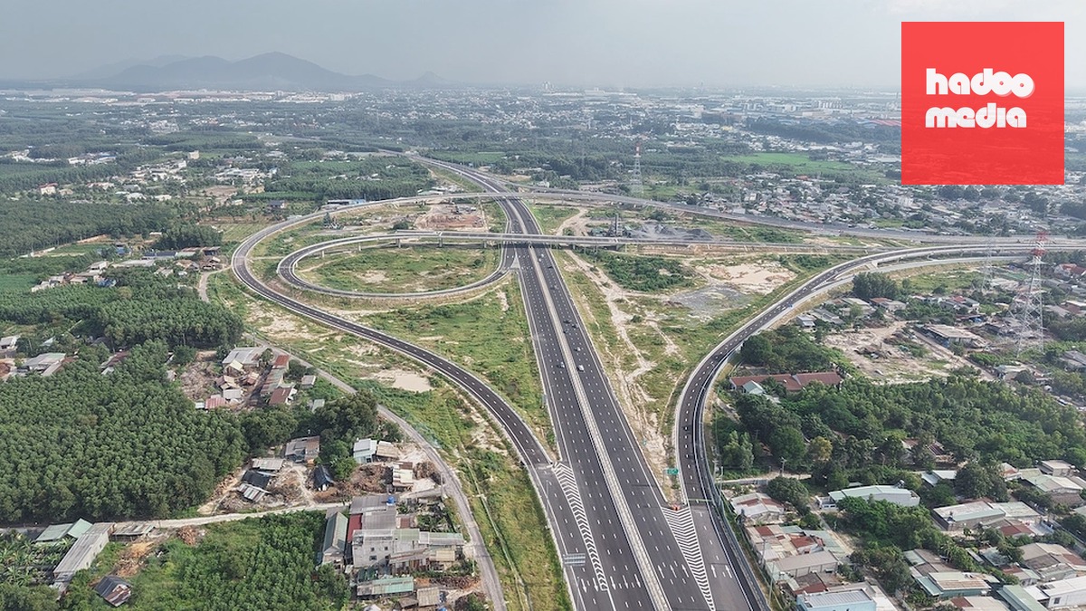 Nút giao Tân Hiệp đi qua xã Phước Thái. Ảnh: Phước Tuấn