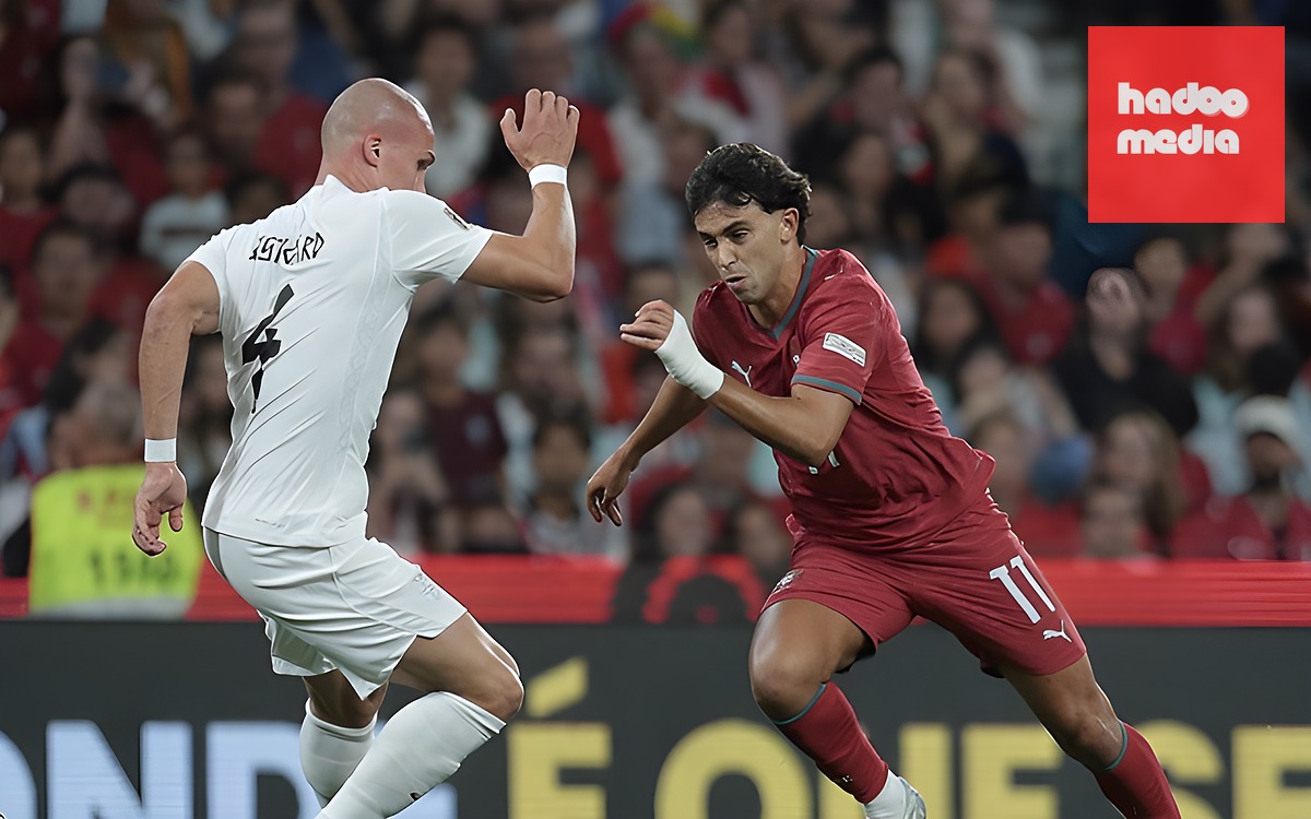 Joao Felix - 7/10: Di chuyển thông minh vào các khoảng trống giữa các tuyến để kết nối nhịp nhàng giữa hàng tiền vệ và tiền đạo. Nhãn quan sắc bén của Felix được đền đáp xứng đáng ở phút 79 với pha nhả bóng tinh tế cho Goncalo Ramos lập công. (Ảnh: EPA Images)