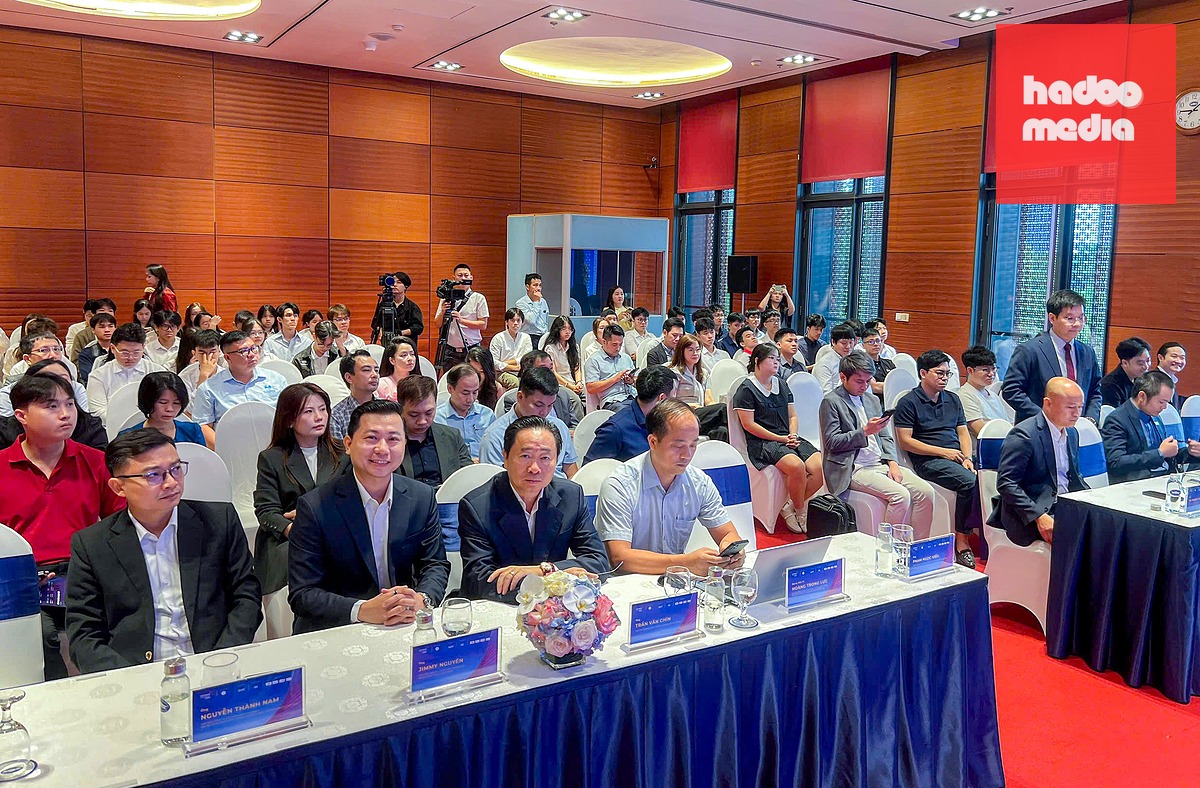 Toàn cảnh chương trình ra mắt nền tảng ISC Platform diễn ra tại Trung tâm Hội nghị quốc gia ngày 5-10 - Ảnh: T. ANH