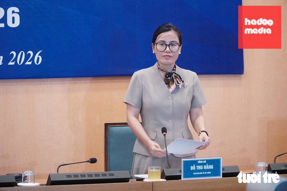 Bà Đỗ Thu Hằng, Phó giám đốc Sở Tài chính Hà Nội - Ảnh: PHẠM TUẤN