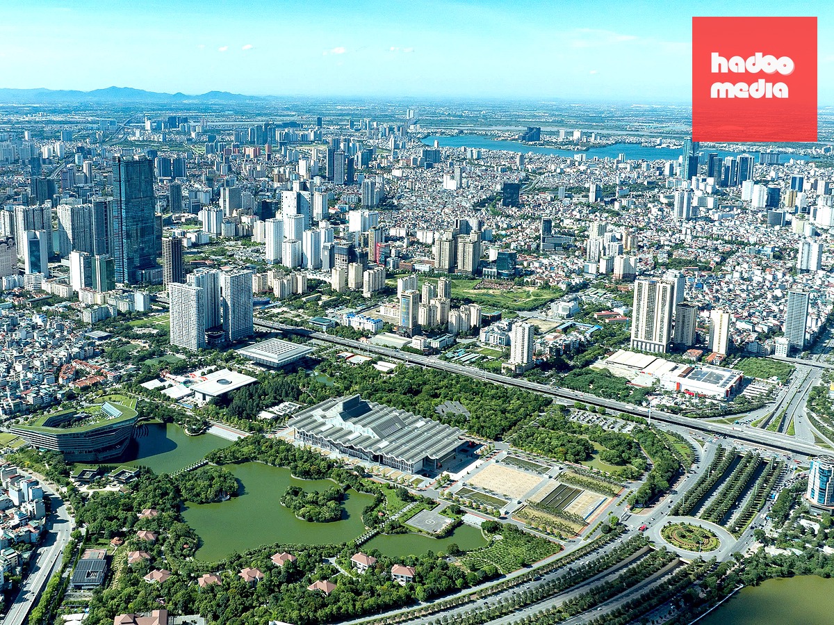 Mô hình quy hoạch Hà Nội - Ảnh: TTO