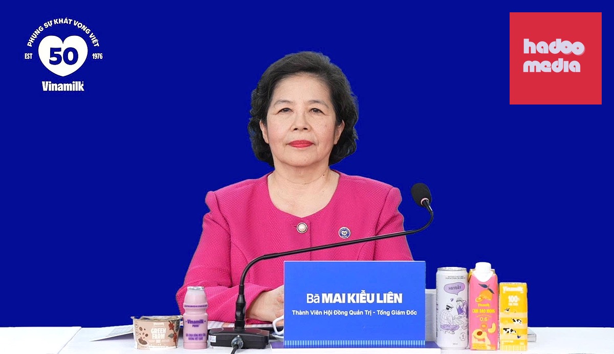 Bà Mai Kiều Liên, Tổng giám đốc Vinamilk - Ảnh: VNM