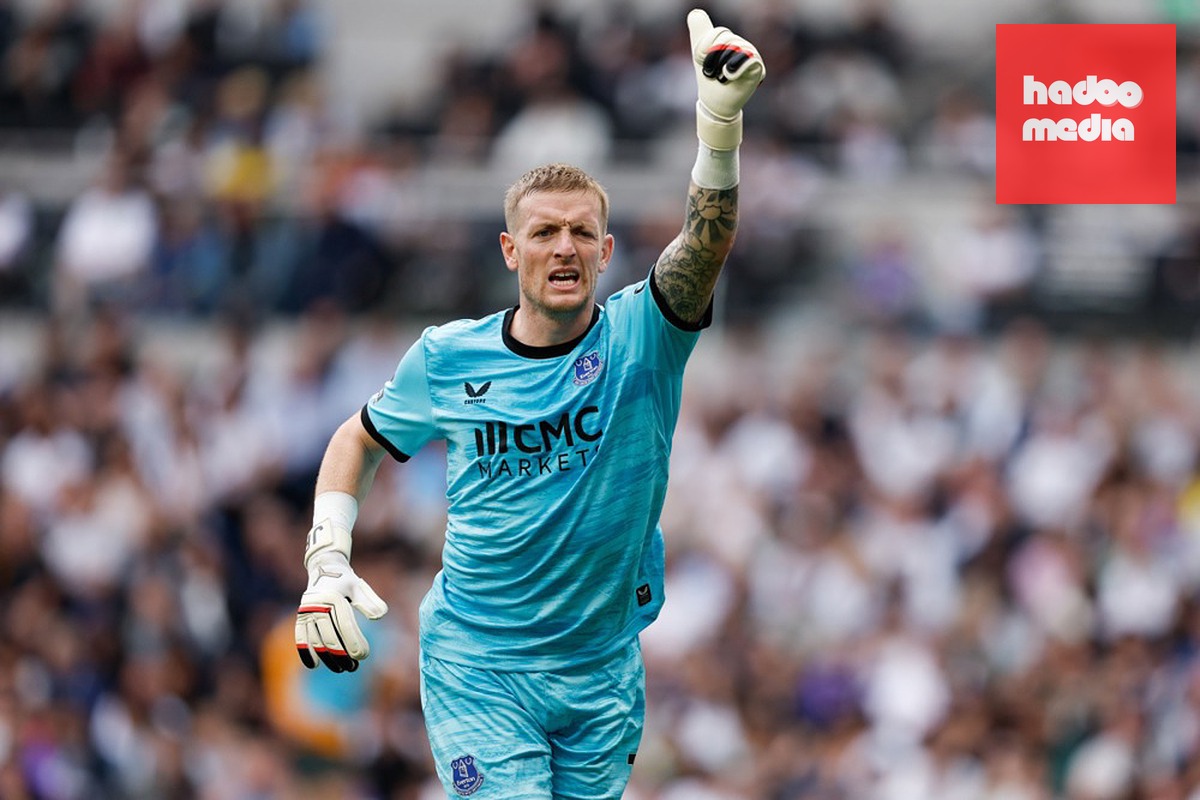 Pickford được cho là một trong những cái tên mà Bayern nhắm đến. Ảnh: EPA.