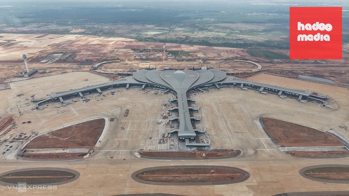 Công trường dự án sân bay Long Thành, tháng 5/2026. Ảnh: Phước Tuấn