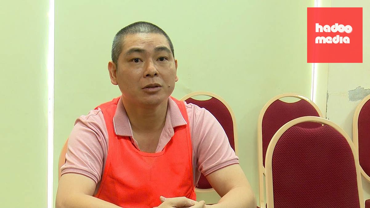 Bị can Lương Song Hào tại cơ quan công an - Ảnh: Công an cung cấp