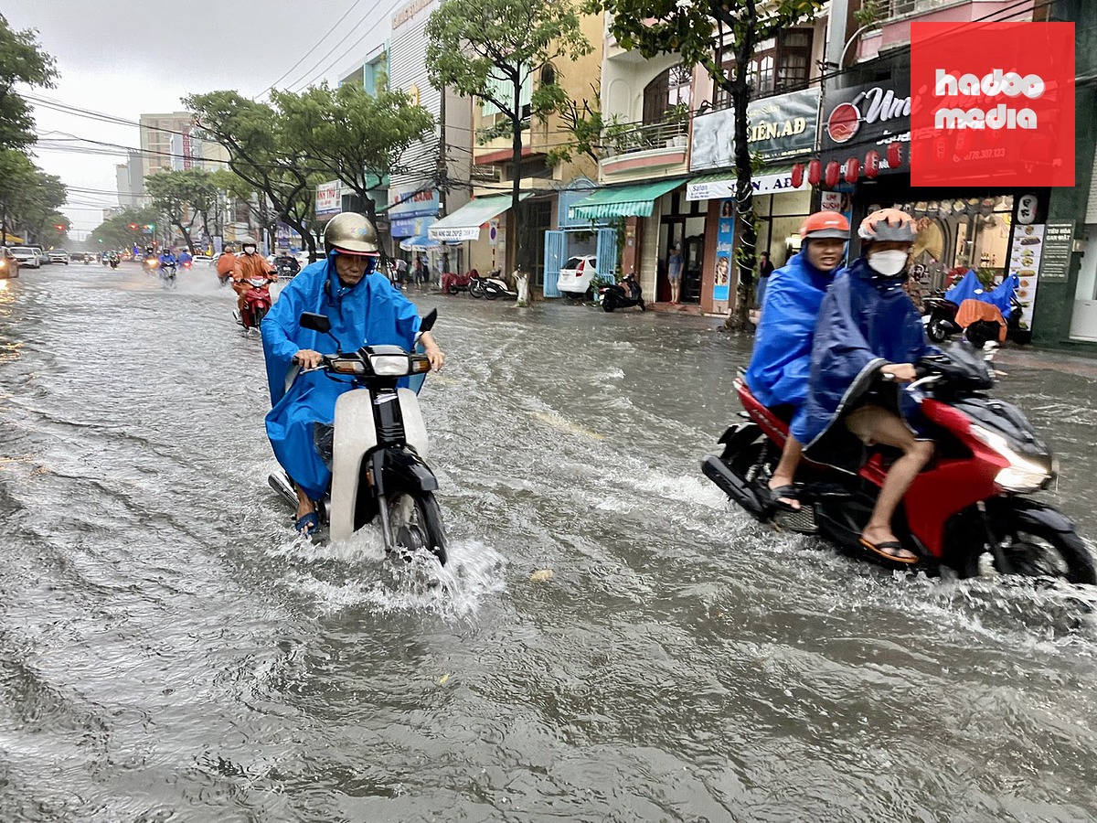 Khu vực miền Trung hôm nay thời tiết mưa to - Ảnh: T.L
