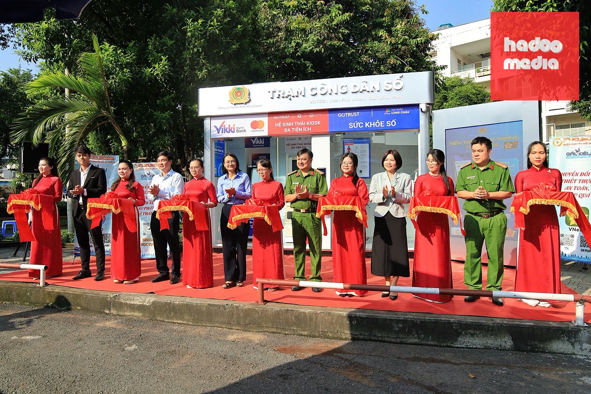 Phường Cầu Kiệu khánh thành trạm công dân số, đây cũng là trạm công dân số thứ 10 tại TP.HCM - Ảnh: C.K.