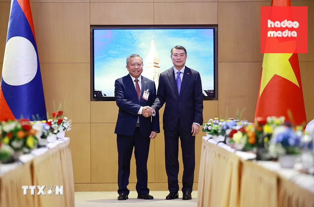 Thủ tướng Lê Minh Hưng tiếp Chủ tịch Hội Hữu nghị Lào - Việt Nam Boviengkham Vongdala - Ảnh: TTXVN