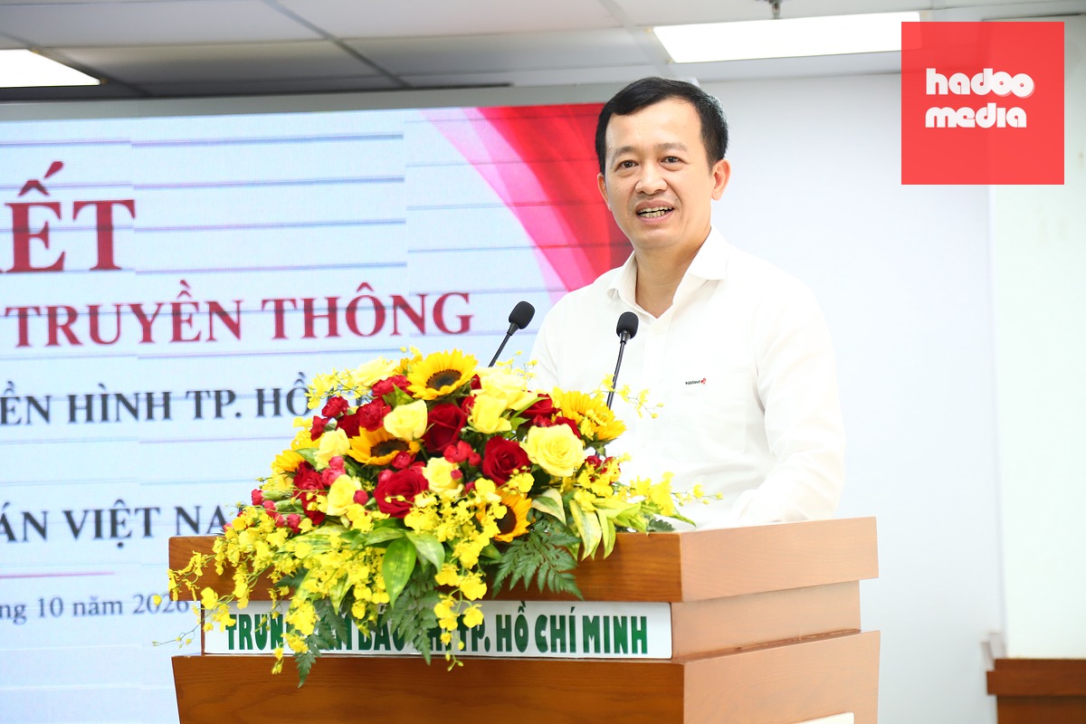 Ông Phạm Ngọc Tú, Tổng giám đốc Vietlott, kỳ vọng về sự hợp tác giữa hai bên - Ảnh: NGỌC LÂN
