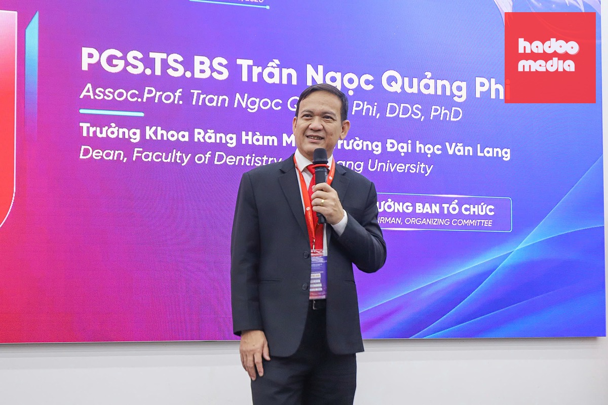 PGS Trần Ngọc Quảng Phi chia sẻ tại hội nghị - Ảnh: N.M.