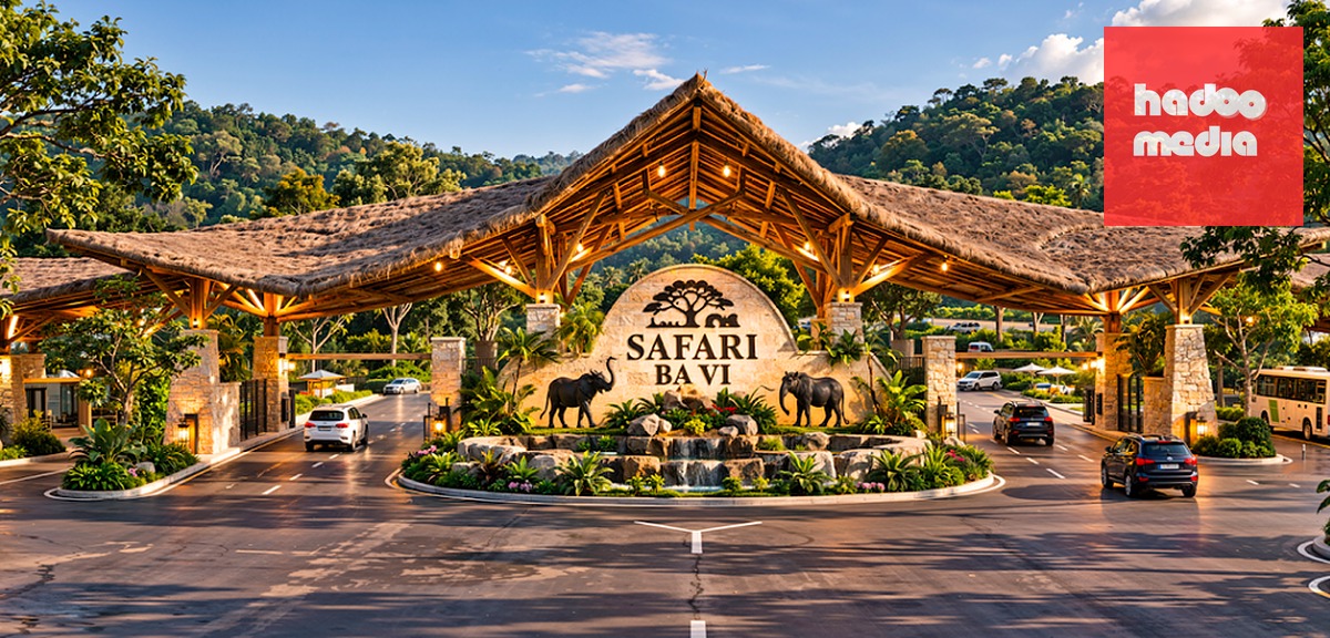 Phối cảnh cổng vào công viên Safari Ba Vì. Nguồn: Chủ đầu tư cung cấp