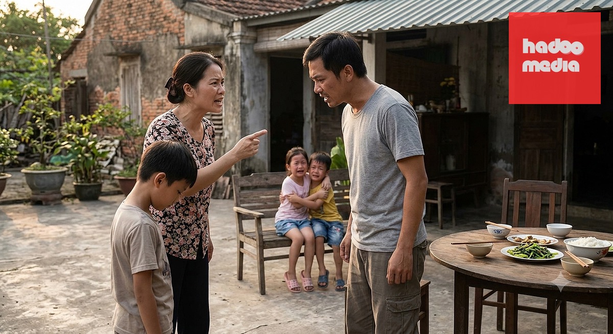 Bạo hành gia đình, người vợ thường bị nhiều hơn nhưng dễ phát hiện và xử lý. Còn khi chồng là nạn nhân thì khó phát hiện hơn và ít được cảm thông, giải quyết - Ảnh: AI