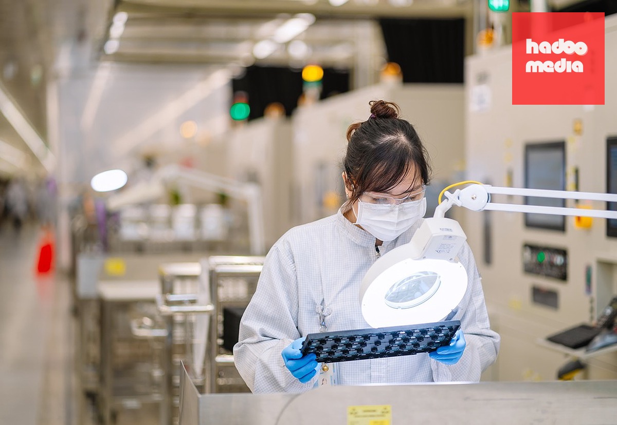 Sản xuất tại nhà máy Intel ở Khu Công nghệ cao TP HCM. Ảnh: Intel Products Vietnam (IPV)