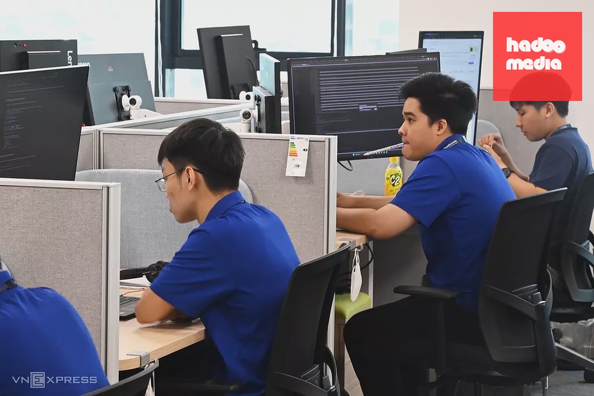 Các kỹ sư tại Trung tâm nghiên cứu và phát triển (R&D) Qualcomm Hà Nội, tháng 5/2026. Ảnh: Trọng Đạt