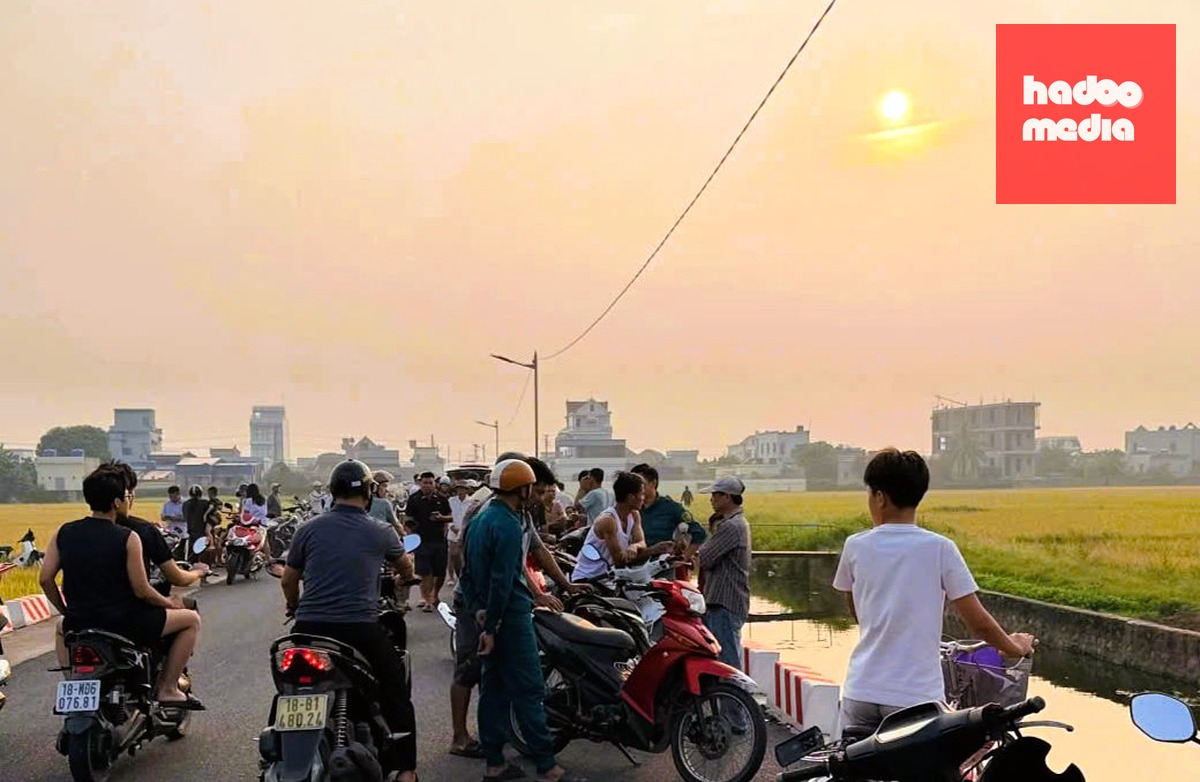 Hiện trường nơi ông Nguyễn Trọng Khải quên mình cứu 2 em nhỏ - Ảnh: CTV