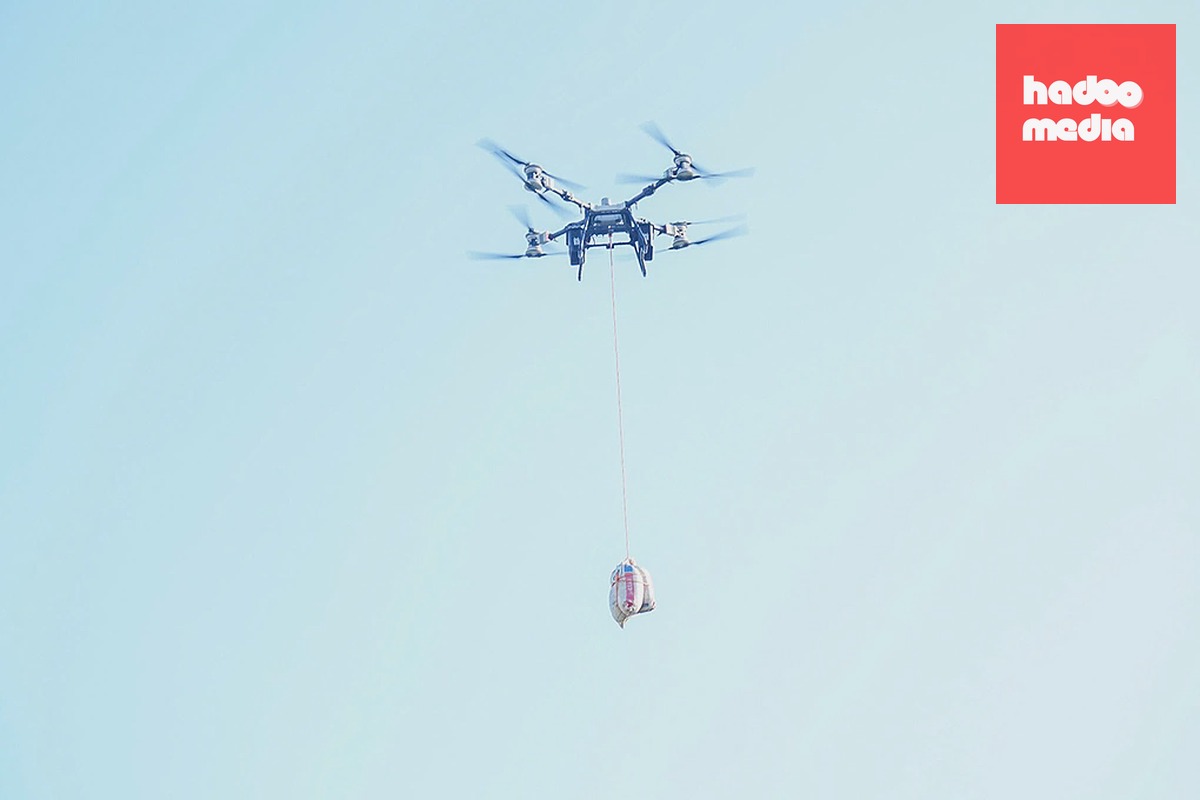 Năng lực chở hàng của drone có tải trọng 80-120kg. Ảnh: Quang Cường