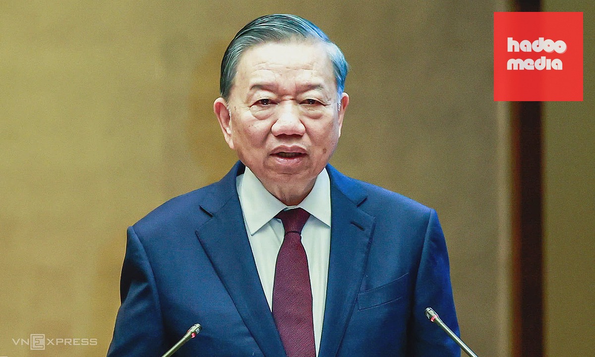 Tổng Bí thư, Chủ tịch nước Tô Lâm phát biểu tại Hội nghị toàn quốc quán triệt nghị quyết Hội nghị Trung ương 4 khóa 14, sáng 16/10. Ảnh: Giang Huy