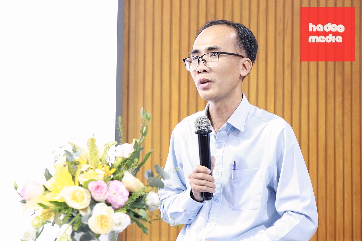 TS Dương Thành Thông phát biểu tại hội thảo - Ảnh: KỲ PHONG