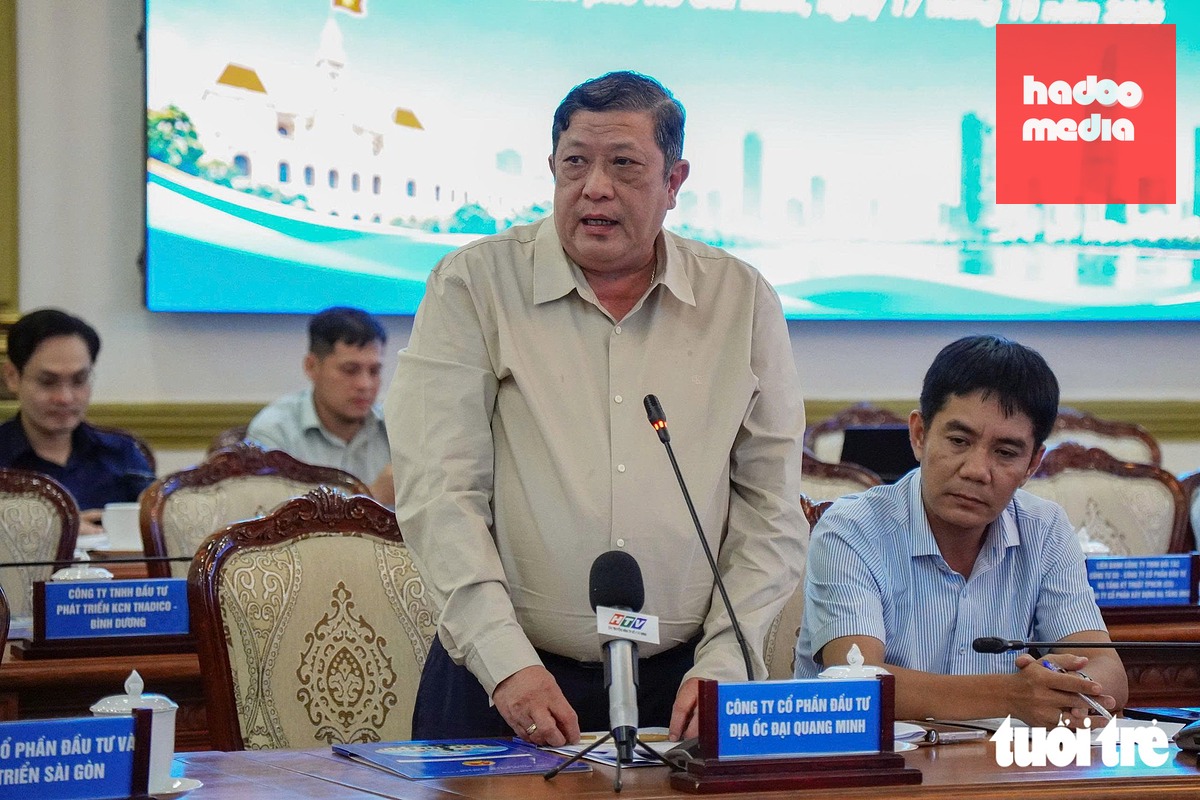 Công ty cổ phần đầu tư địa ốc Đại Quang Minh cam kết đẩy nhanh đầu tư, giải ngân các dự án - Ảnh: HỮU DUY