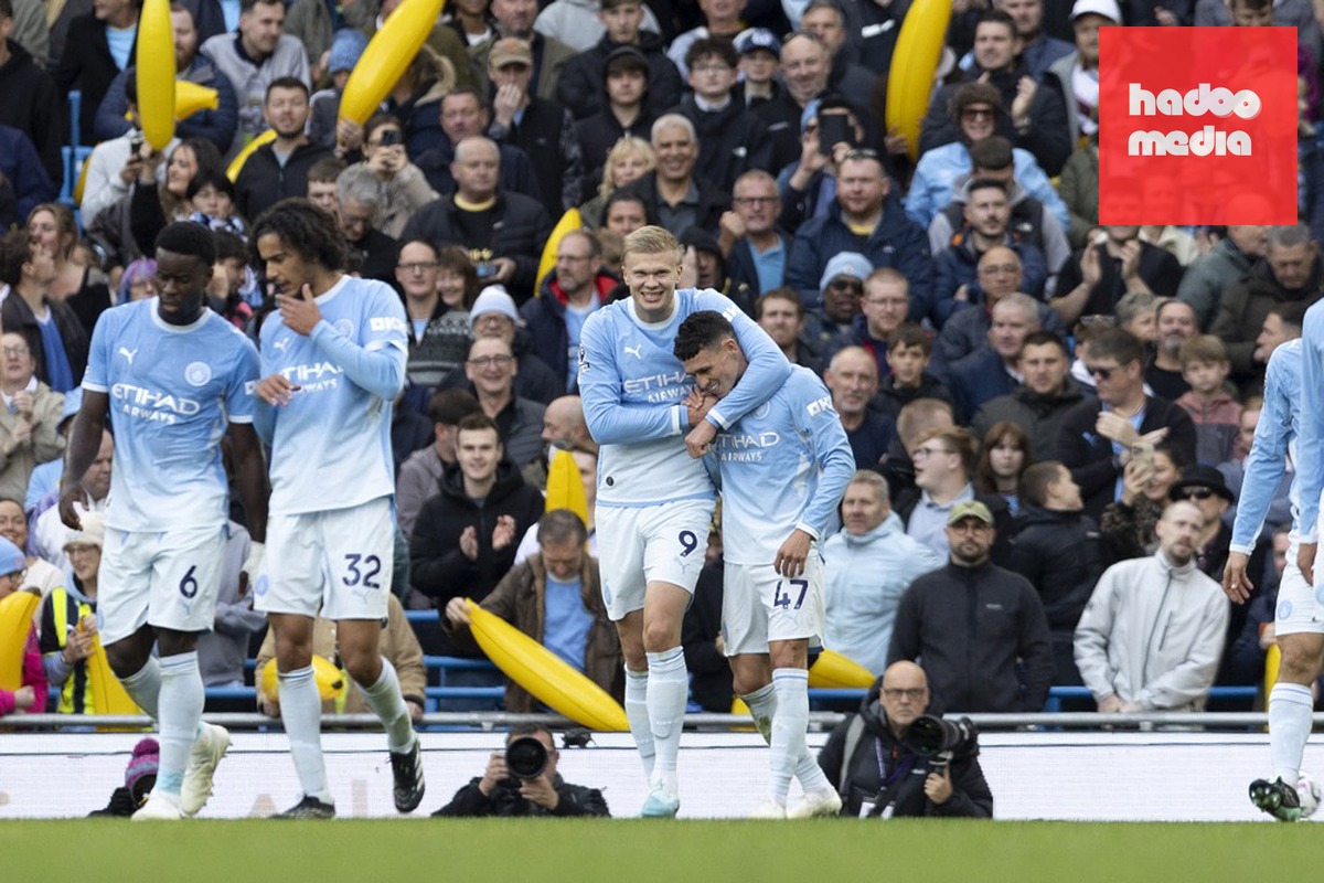 Manchester City là đội duy nhất ở Ngoại hạng Anh hiện tại vẫn đang duy trì thành tích toàn thắng khi giành trọn vẹn 21 điểm sau 7 vòng đấu. Ảnh: EPA.