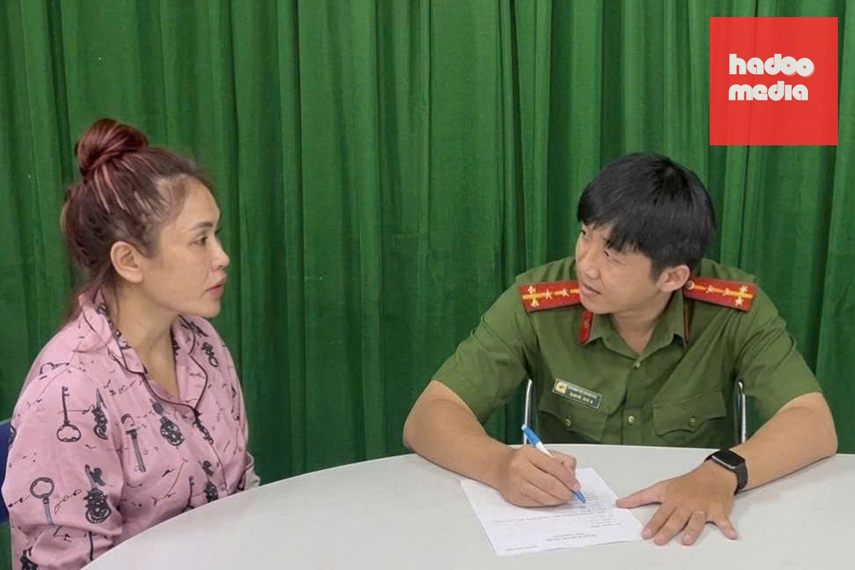 Một trong những bị can của vụ án. Ảnh: Công an TP HCM