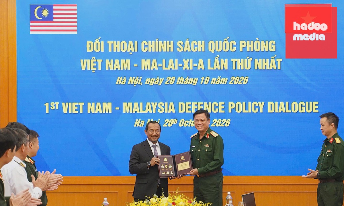 Đối thoại chính sách Quốc phòng Việt Nam - Malaysia lần thứ nhất diễn ra chiều 20/10. Ảnh: Hoàng Phong