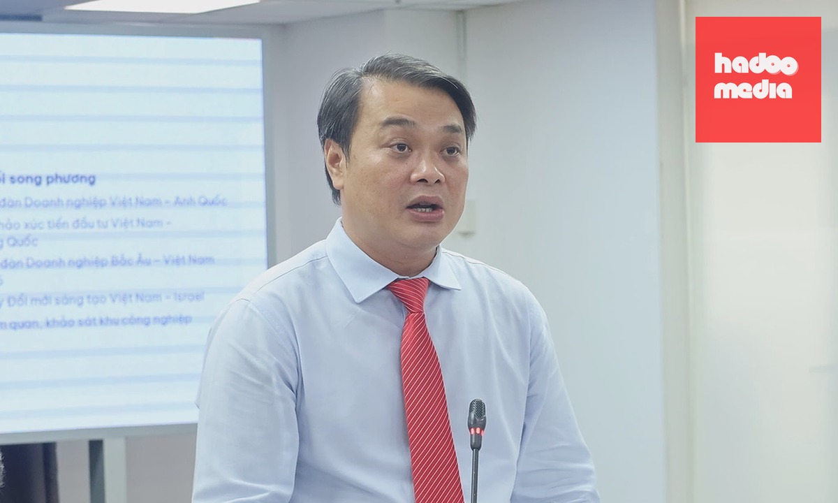 Ông Lê Trường Duy, Giám đốc HCMC C4IR tại họp báo chiều 20/10. Ảnh: AEF 2026