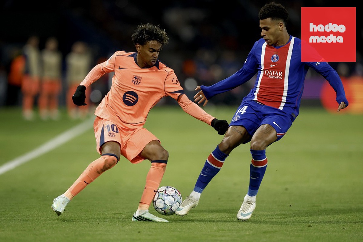 Barcelona và PSG có màn thư hùng đỉnh cao. Ảnh: EPA.