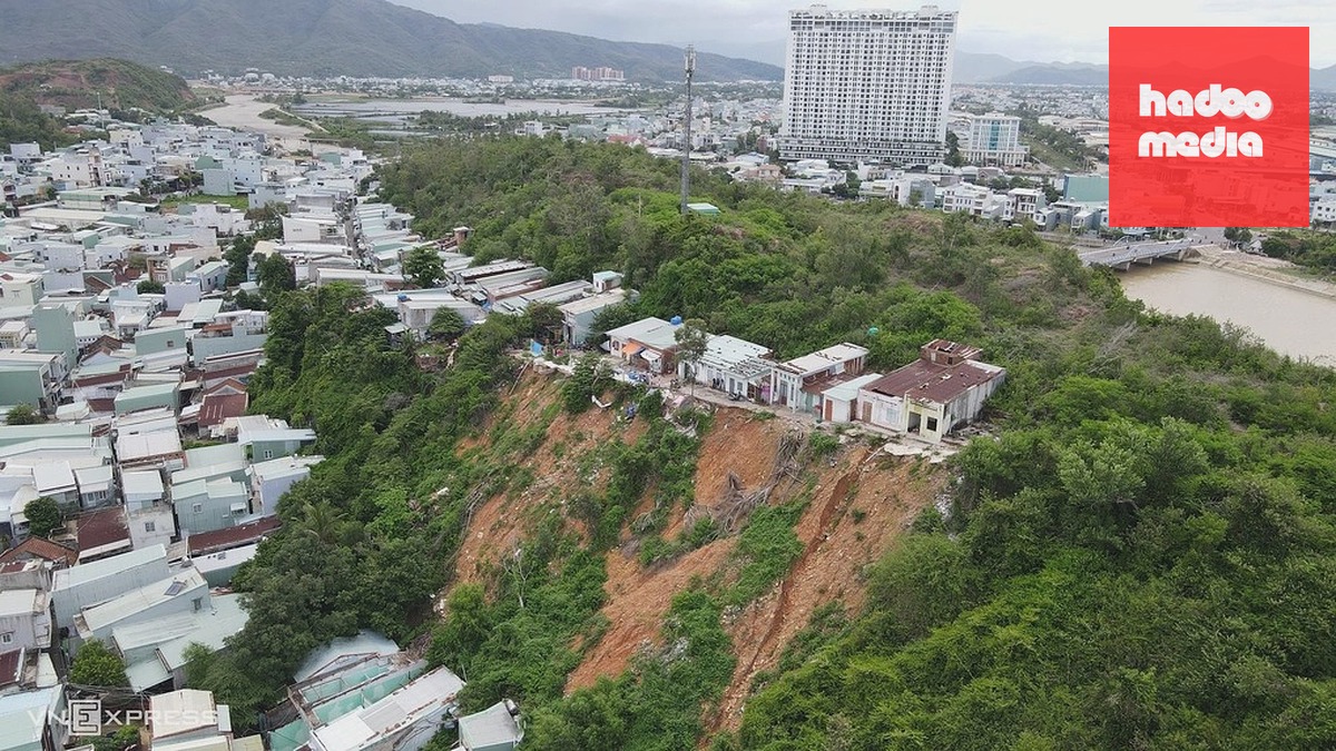 Phường Quy Nhơn đề xuất san phẳng núi Một, di dời 228 hộ dân. Ảnh: Ngọc Oanh