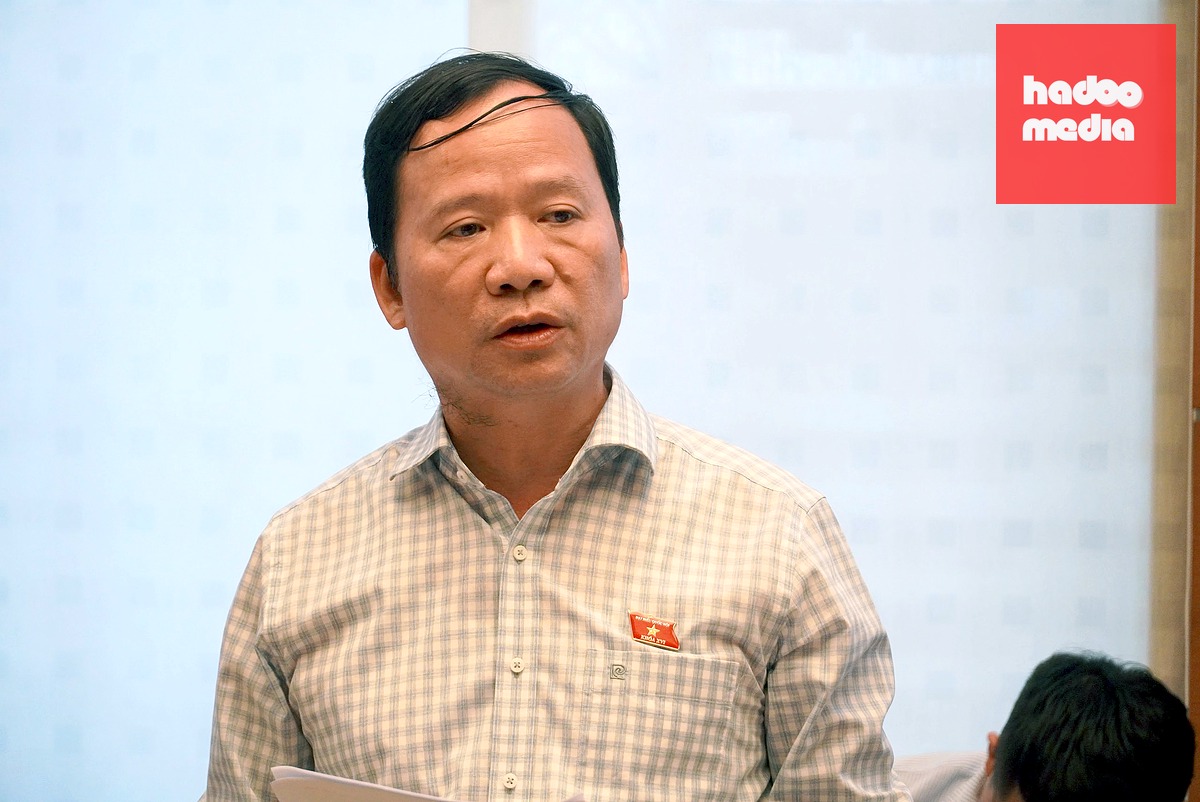 Đại biểu Nguyễn Đặng Ân (Lạng Sơn) - Ảnh: N.AN