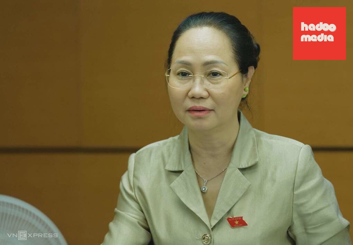 Bộ trưởng Văn hóa, Thể thao và Du lịch Lâm Thị Phương Thanh phát biểu sáng 22/10. Ảnh: Ngọc Thành
