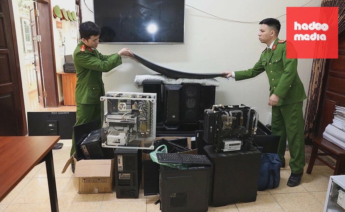 Vật chứng bị thu giữ trong vụ án. Ảnh: Công an cung cấp