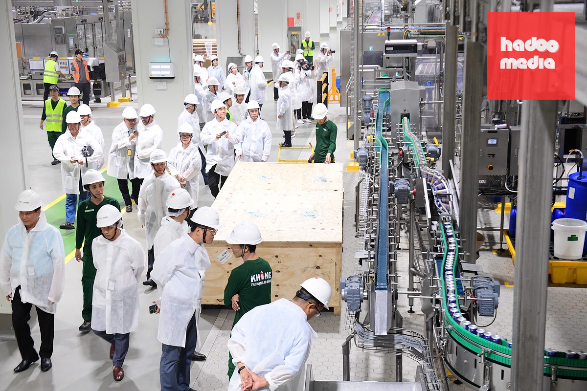 Tập đoàn Carlsberg dự kiến đầu tư thêm 65 triệu USD vào nhà máy bia ở Huế để nhằm chuyển đổi số và chuyển đổi xanh - Ảnh: QUANG ĐỊNH