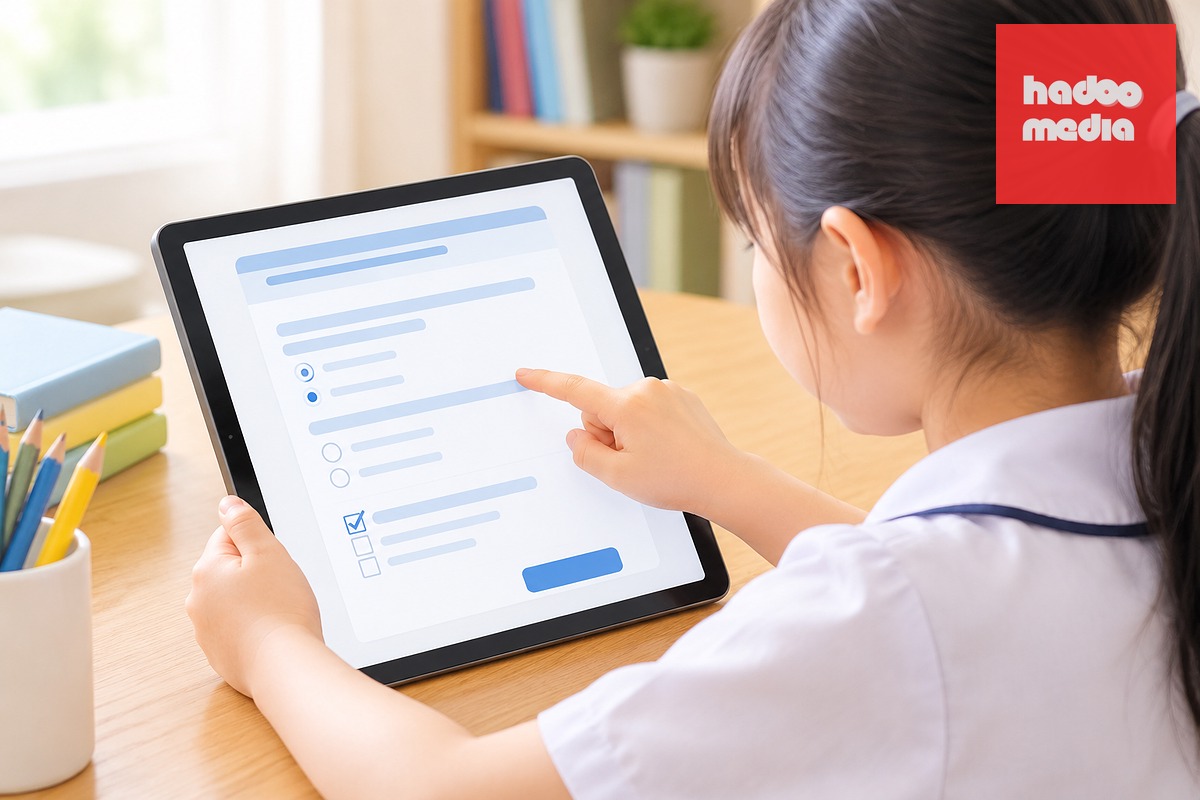 Trẻ em được nêu ý kiến về các chính sách liên quan đến độ tuổi - Ảnh minh họa: AI